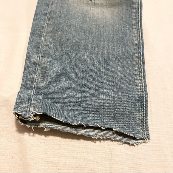 Zara Trafaluc Distressed Blue Jeans Womens Size 4 - Picture 8 of 16